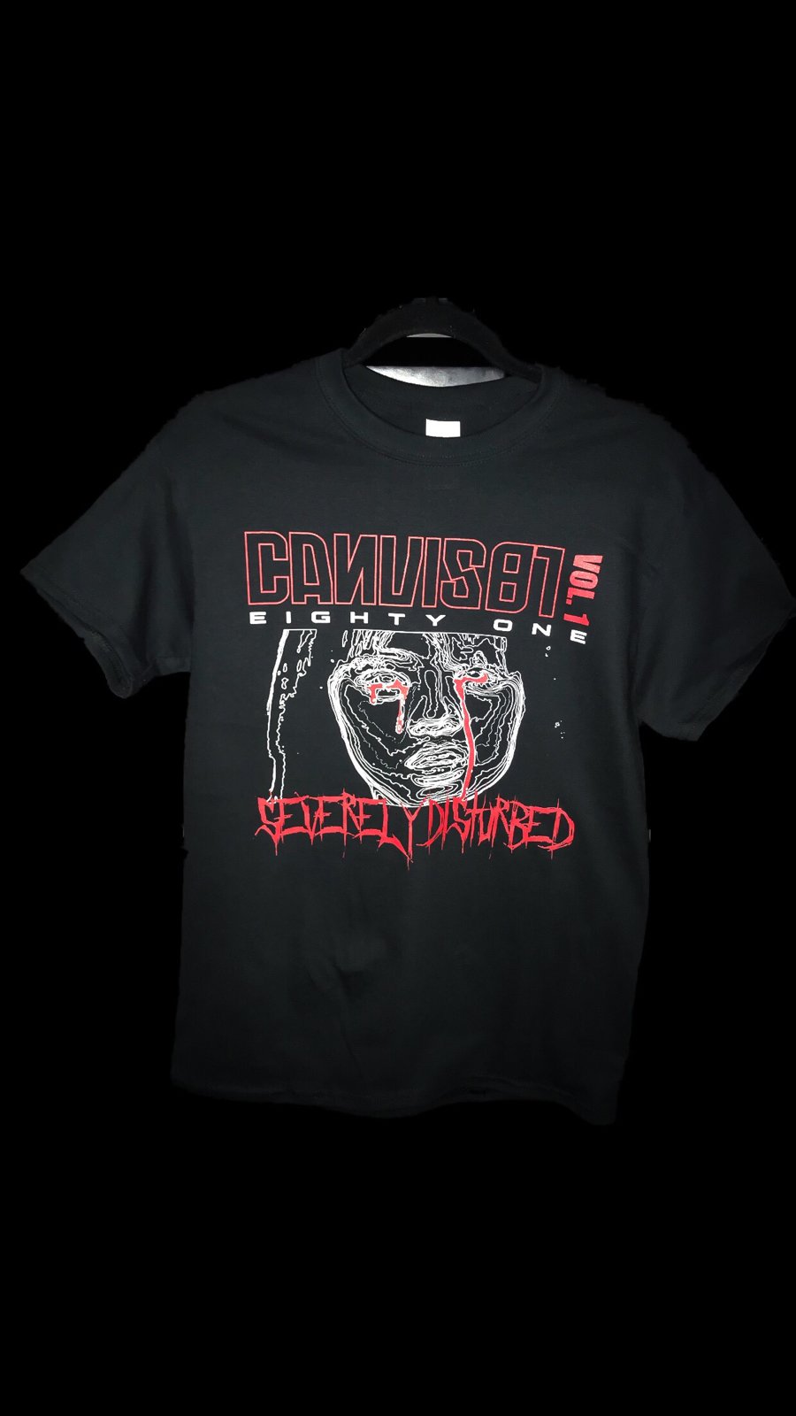 Image of GOGO “Severely Disturbed” tee.