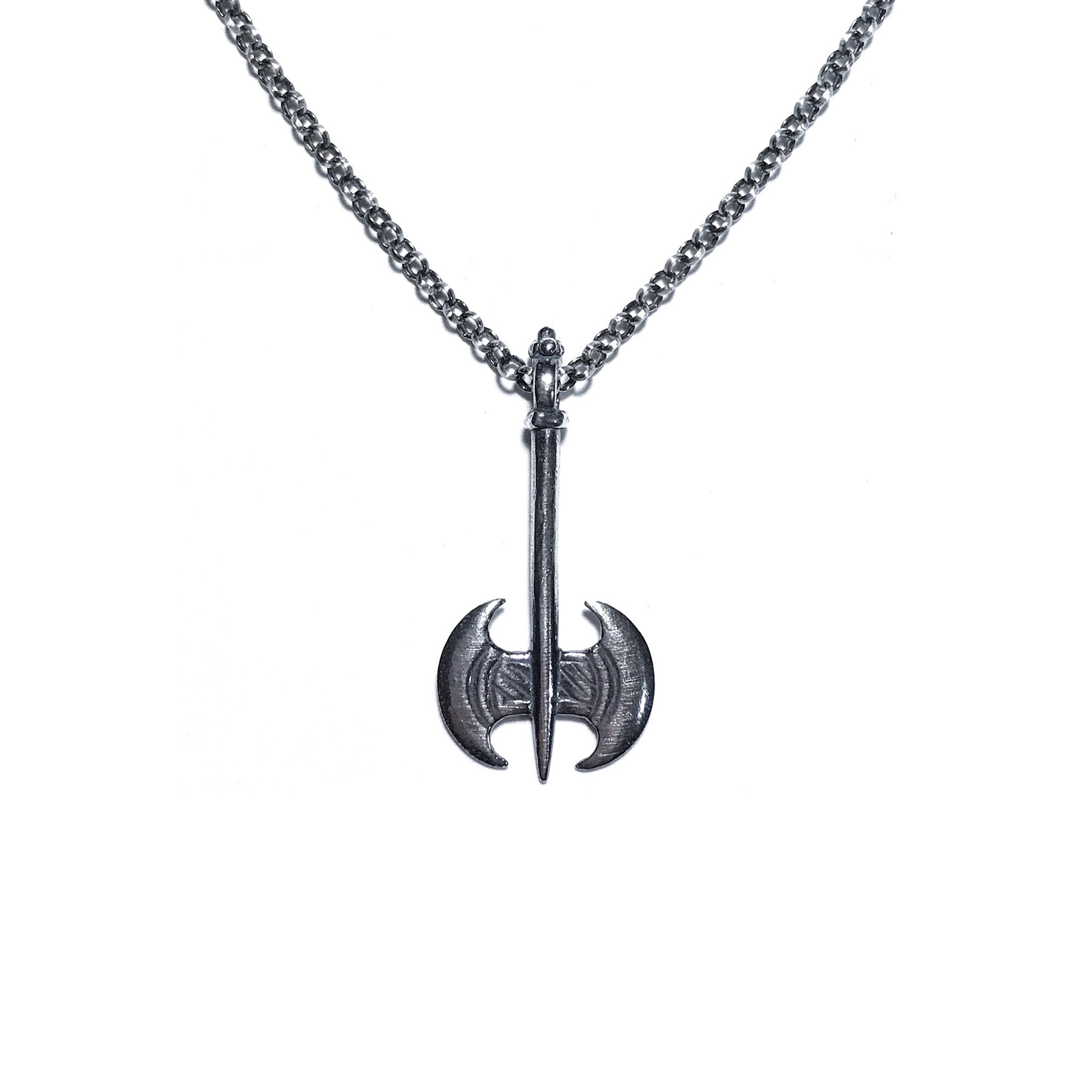 Mini Labrys necklace in sterling silver or gold (LGBTQ+ fundraiser ...