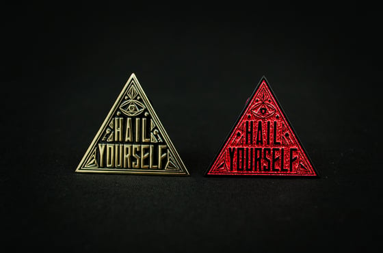 Image of Hail Yourself - Enamel Pin