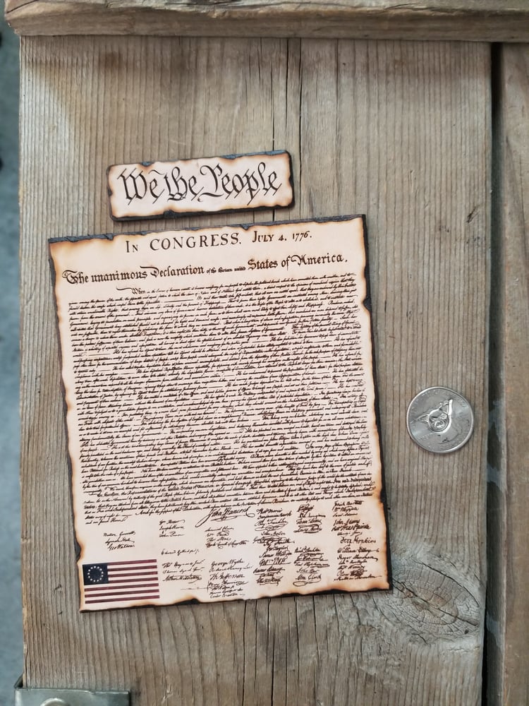 Image of Betsy Ross DOI/Lil Piece of the Constitution (Limit 1 Per Person)