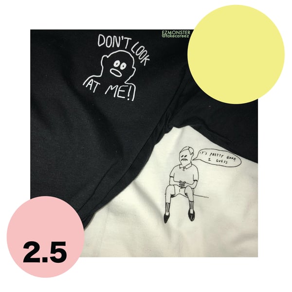 Image of Simple 2 color t-shirt