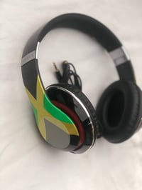 Image 1 of Jamaican Flag Headphones