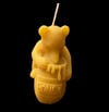 Large Beeswax Candle (Bear with Honeypot)