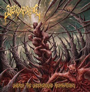 Image of DECOMPOSING "UNLEASH THE UNDERGROUND ABOMINATIONS" CD