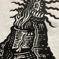 Image 2 of Knight of Sol - Lino Print