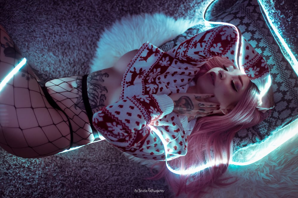 Image of Tina von nekro * Winter* sign print