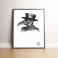 PLAGUE DOCTOR limited edition handsigned print