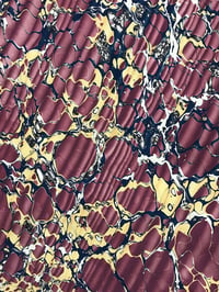 Image 2 of Marbled Paper #8 'Fancy Spanish Ripple' Marbled Paper