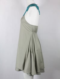 Image 3 of Turquoise and Pearl Gray Monique Dress