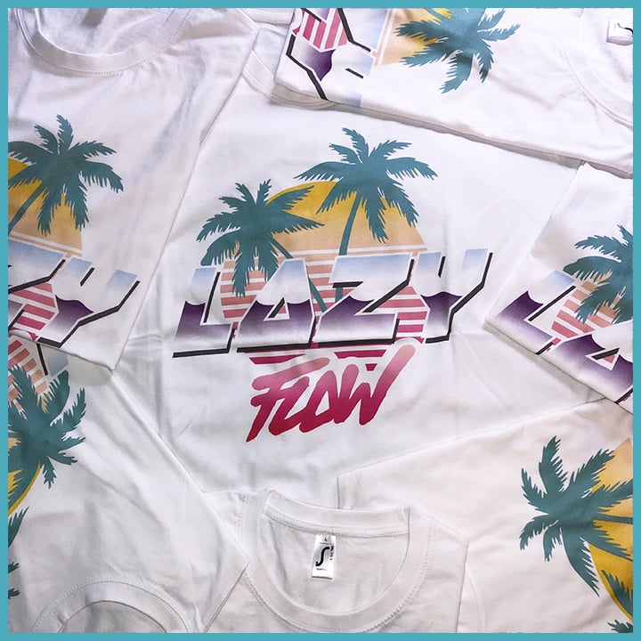 Image of Lazy Flow logo T-shirt