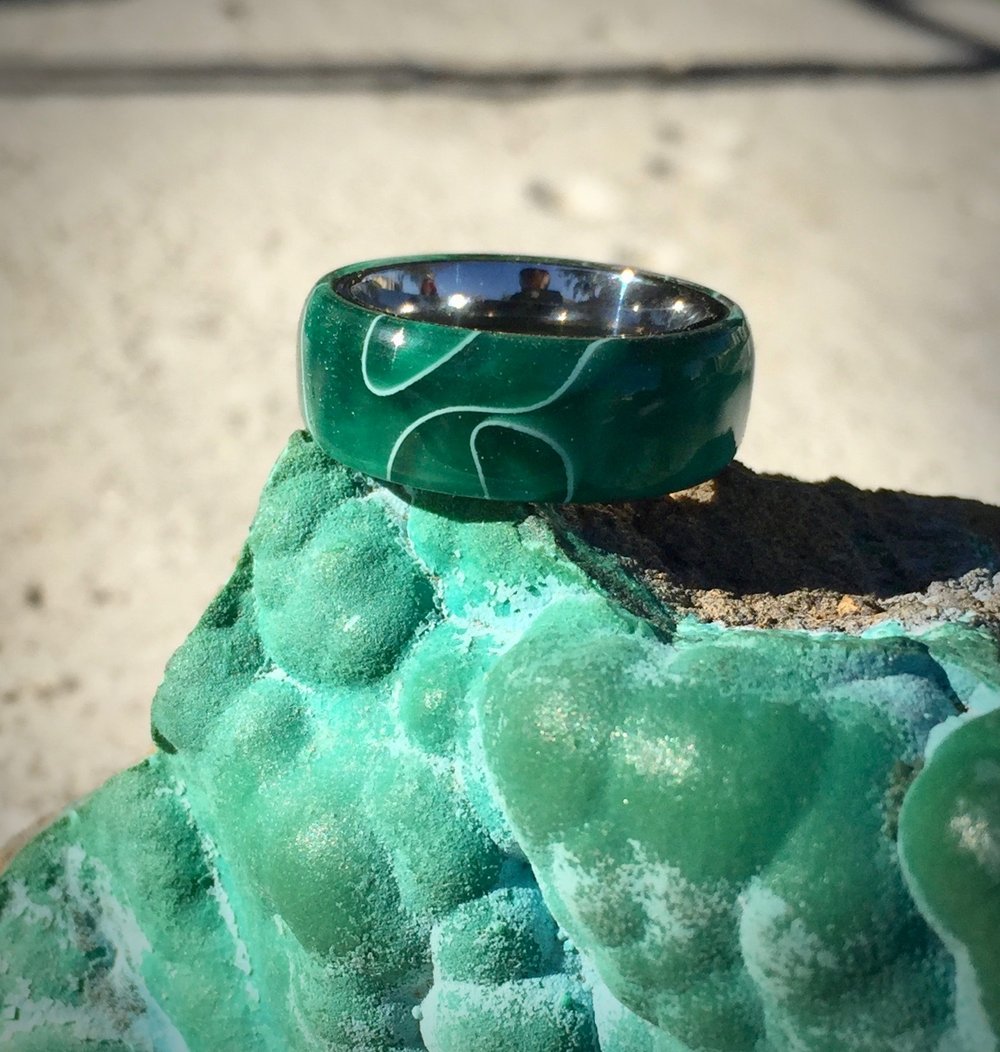 Image of Hand turned acrylic ring