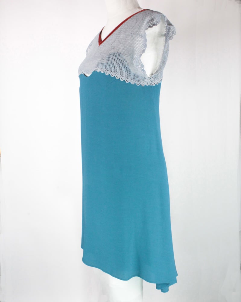 Image of Bluejay and Violet Smoke  Emma Dress