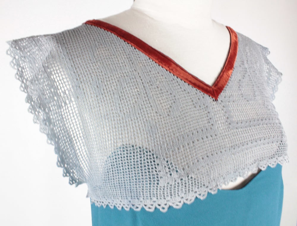 Image of Bluejay and Violet Smoke  Emma Dress