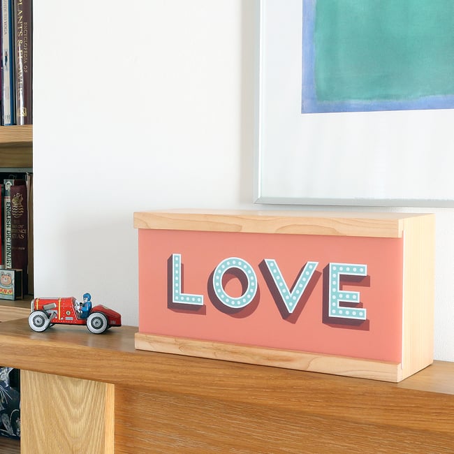 Typographic Light Box