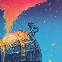Image 3 of They Brought Some Space Back (Yellow split-fountain variant)