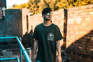 Image of Palm Pride T-shirt Forest Green 🌴