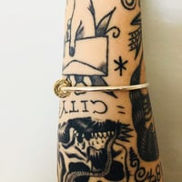 Image 3 of Iris Bead Bangle Bracelet