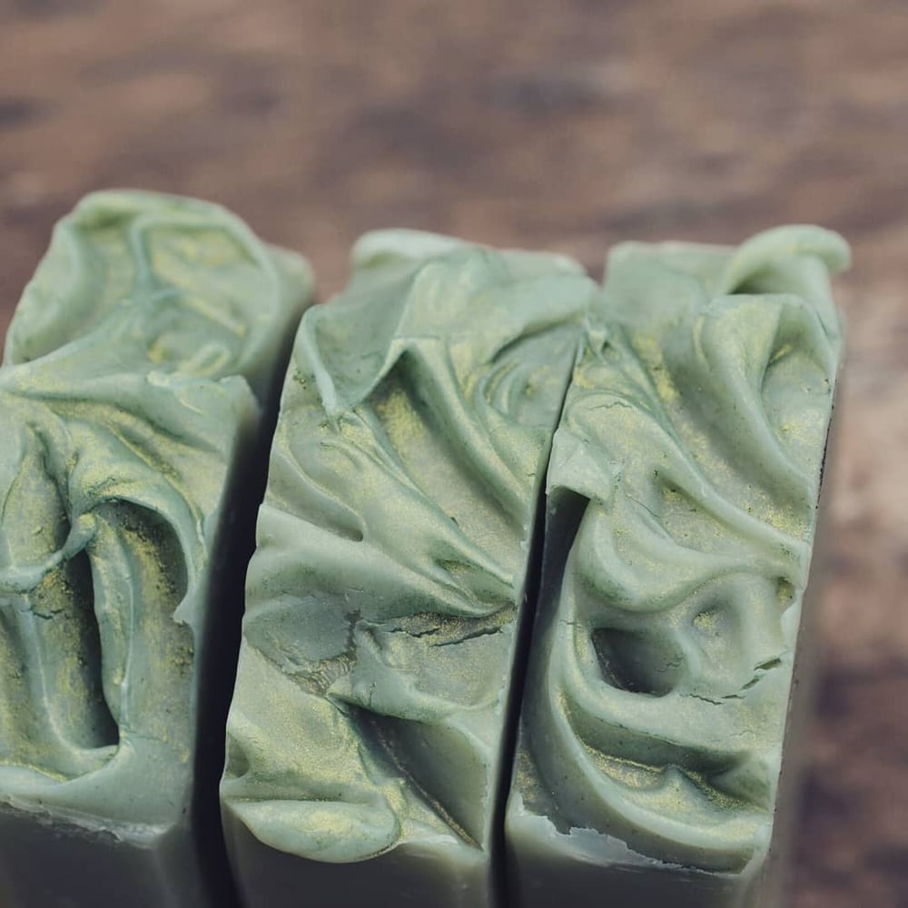 Image of Green Tea, Aloe Vera and Cucumber, Luxury Face Soap
