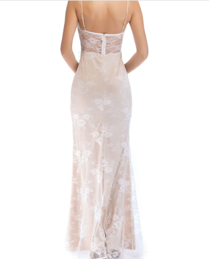 Image of Hot style sexy halter lace dress