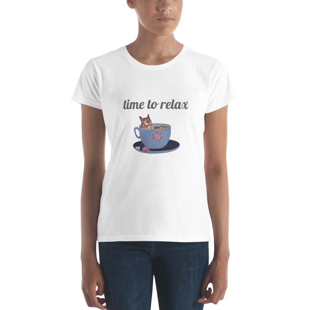 Image of "time to relax" - Ladies' T-Shirt