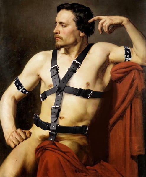 Image of - limited edition digital art print - Male Nude // William Adolphe Bouguereau