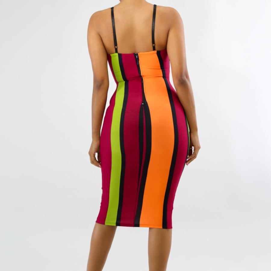 Image of Melida stripe dress 
