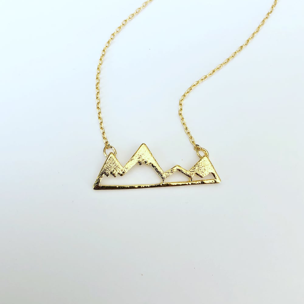 Image of Mountain range necklace 