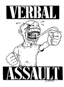 Image of Verbal Assault "Screaming Guy" T-Shirt