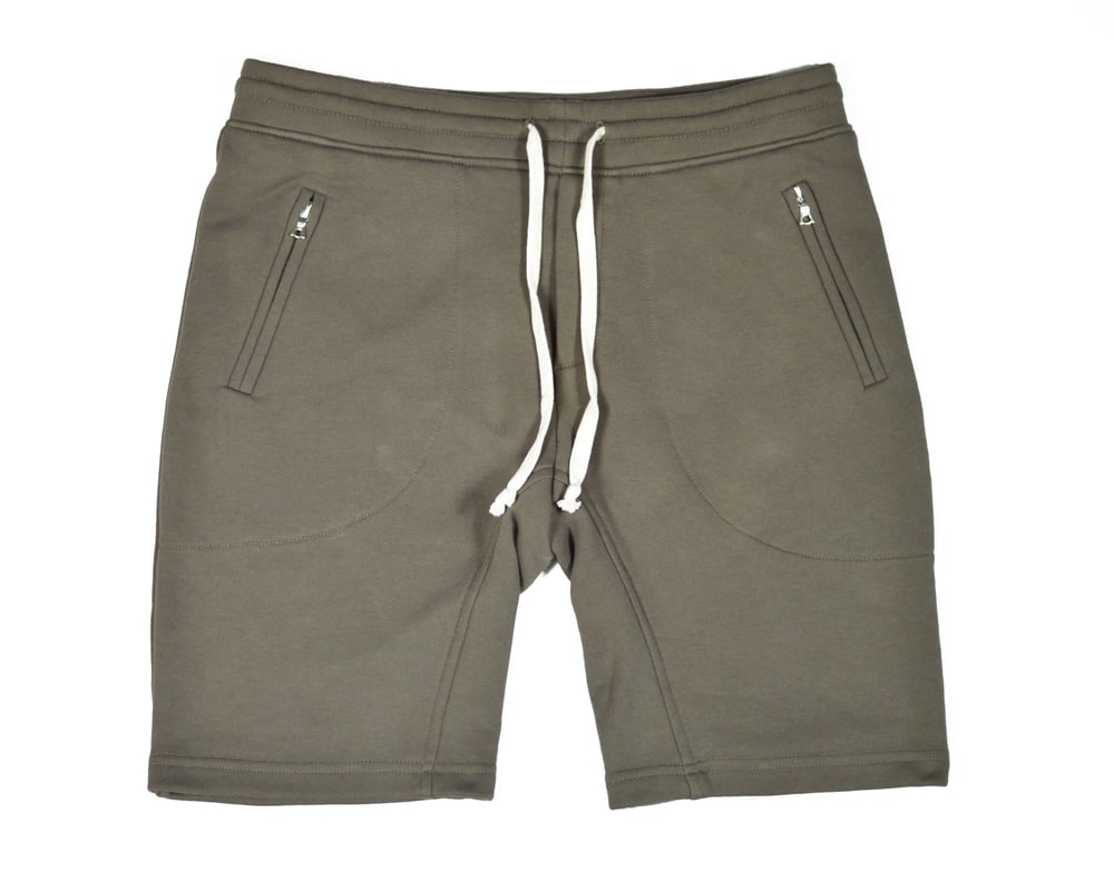 Image of Terry Athletic Short - Taupe