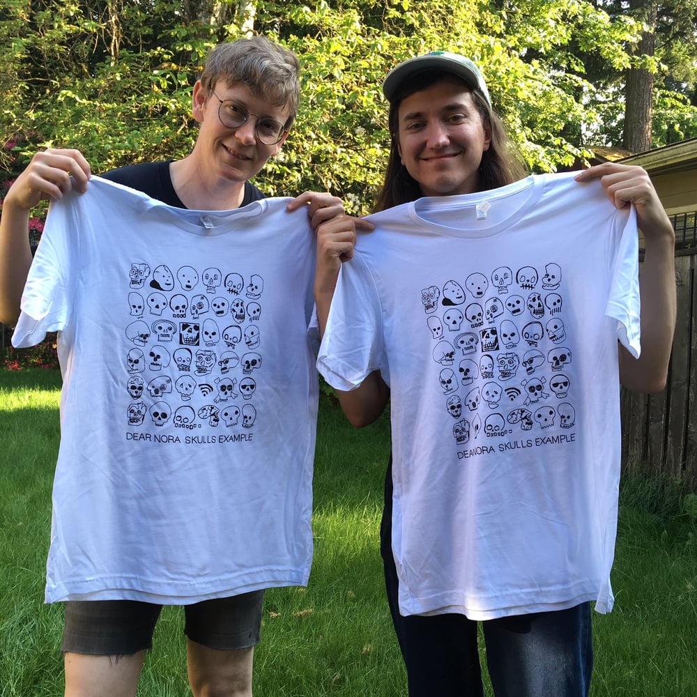 Image of Literal Skulls Example T-Shirt