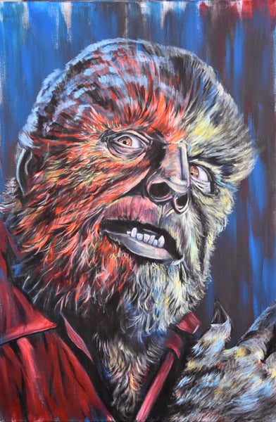 Image of The Wolfman 8X10 Print by Audrey Funk