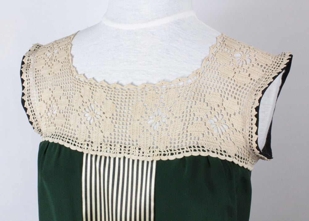 Image of Forest and Cream Nixie Blouse