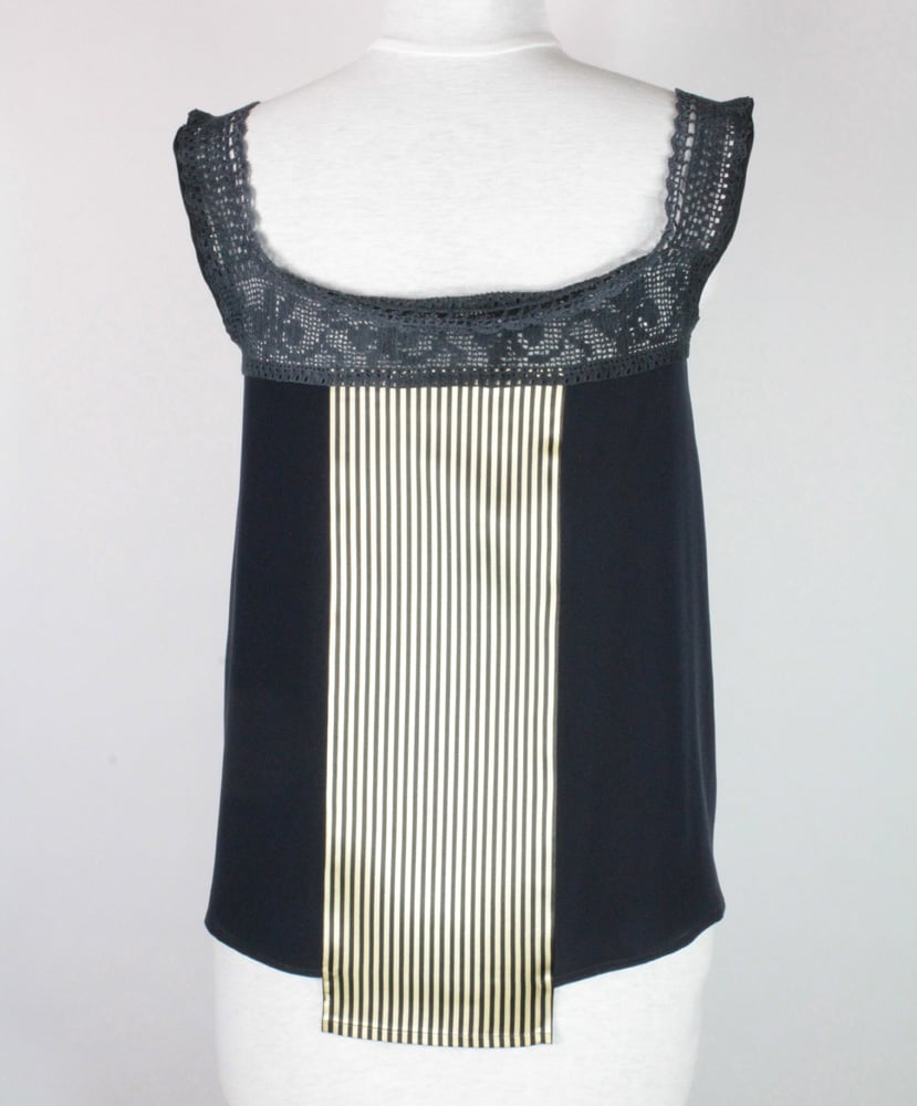 Image of Midnight and Navy Nixie Blouse