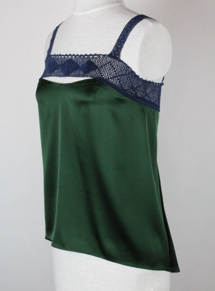 Image of Forest and Navy Sophie Blouse