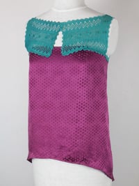 Image 3 of Fuschia and Turquoise Sophie Blouse