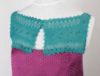 Image 4 of Fuschia and Turquoise Sophie Blouse