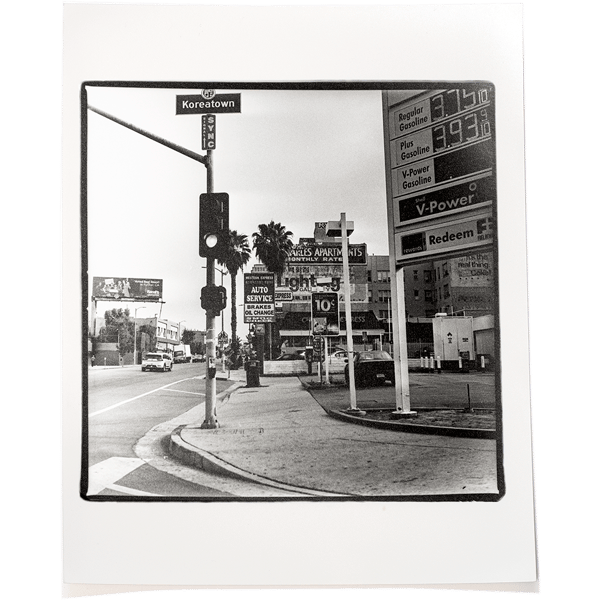 Image of Signs in K-town. Korea Town, Los Angeles, Ca.