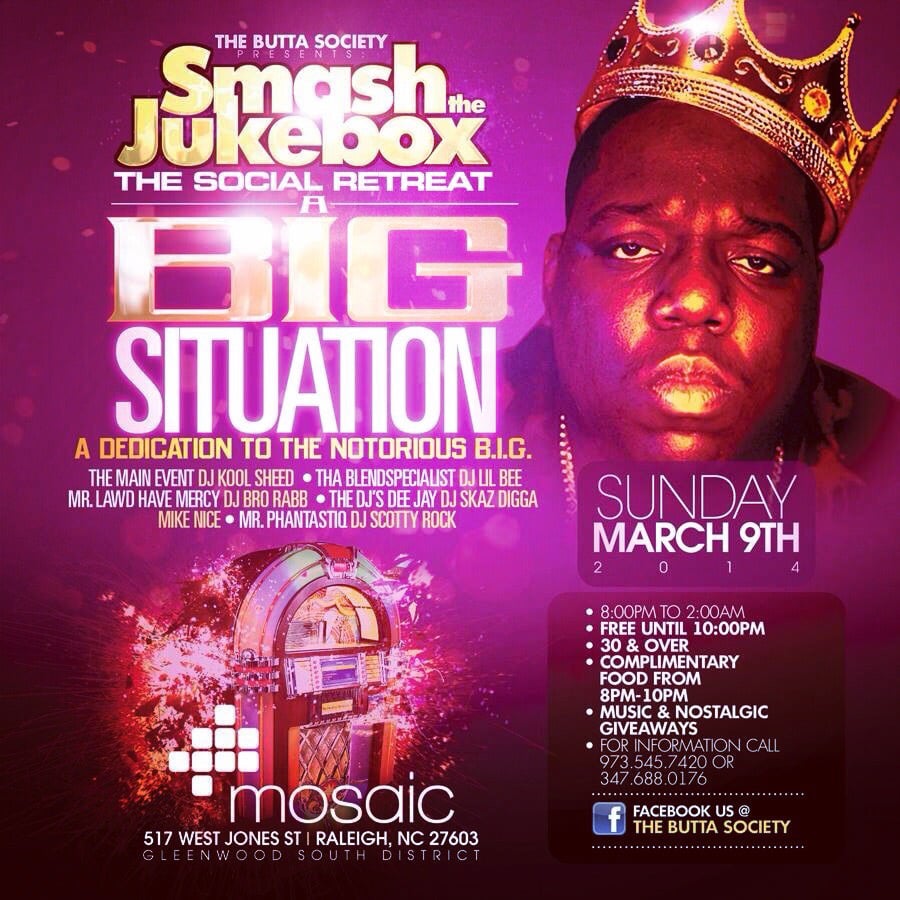 Image of Smash The Jukebox A B.I.G Situation (The Notorious B.I.G Tribute) CD