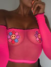 Flower Power nipple stickers 