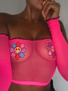 Flower Power nipple stickers