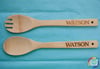 Engraved Bamboo Spoon & Fork Set