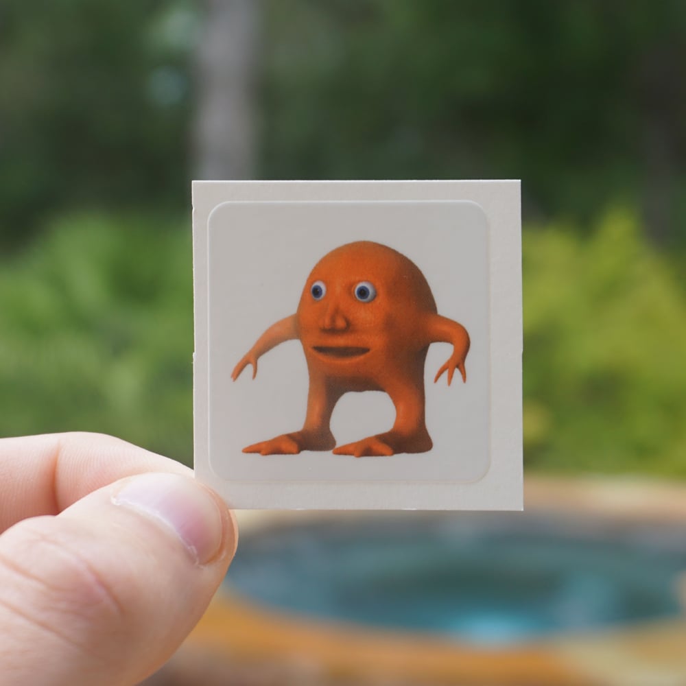 Orange Lad Stickers