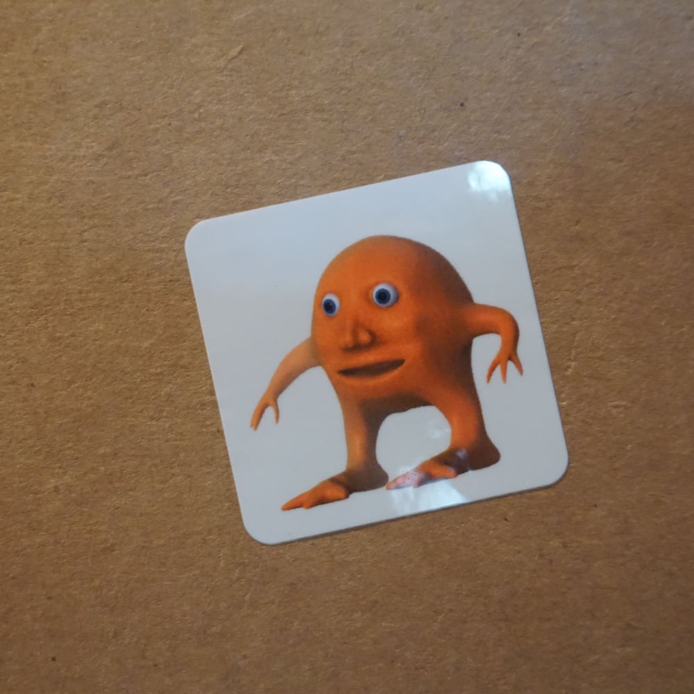 Orange Lad Stickers