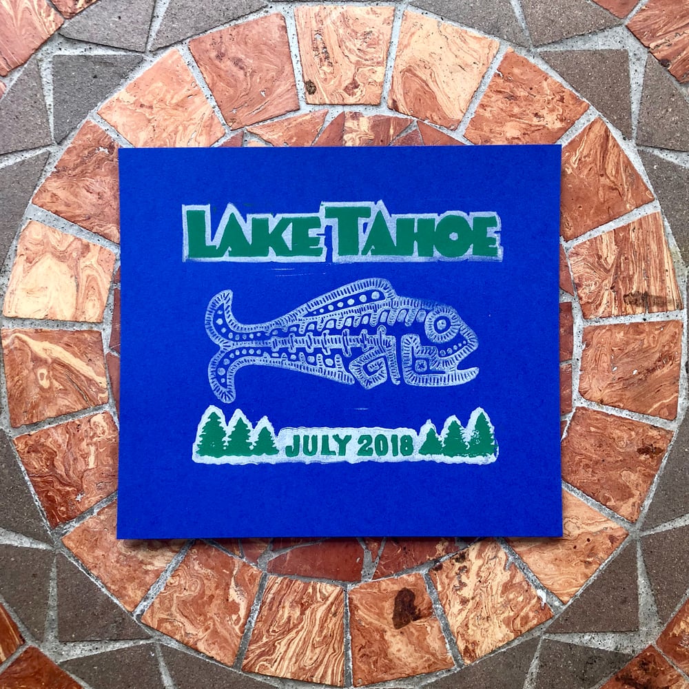 Image of Lake Tahoe hand bill