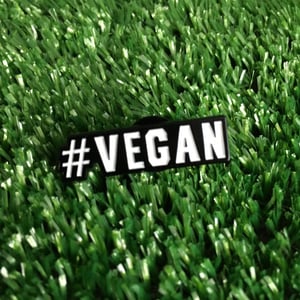 Image of #vegan pin