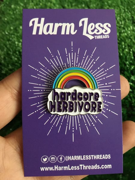 Image of Hardcore Herbivore pin