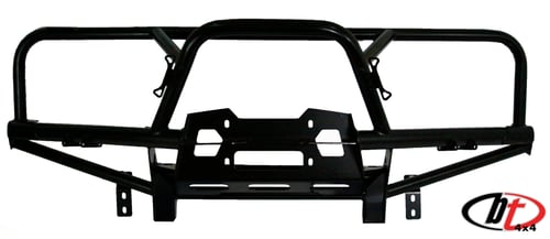 Image of BT4X4 Land cruiser 80 series Rally front bumper with full grill guard