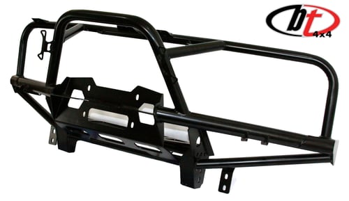 Image of BT4X4 Land cruiser 80 series Rally front bumper with full grill guard