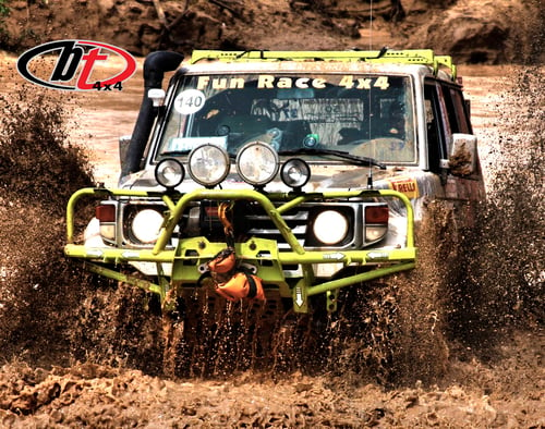 Image of BT4x4 Toyota Land Cruiser 70 series Rally front bumper high profile 