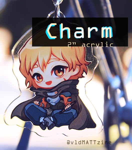 Image of Acrylic Charm // RevHOLT Matt Zine